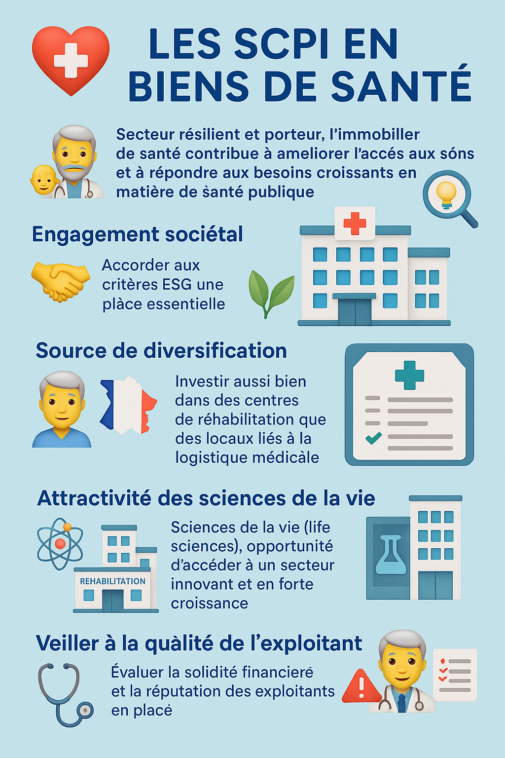 image 🏥 SCPI de Santé : un investissement résilient et porteur en 2025