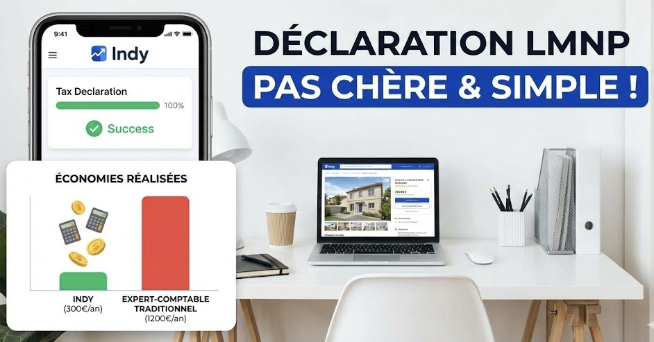 image 🏠 LMNP : Comment déclarer sa comptabilité au Régime Réel (vraiment) pas cher avec Indy ? Le Guide Ultime 2025 🚀