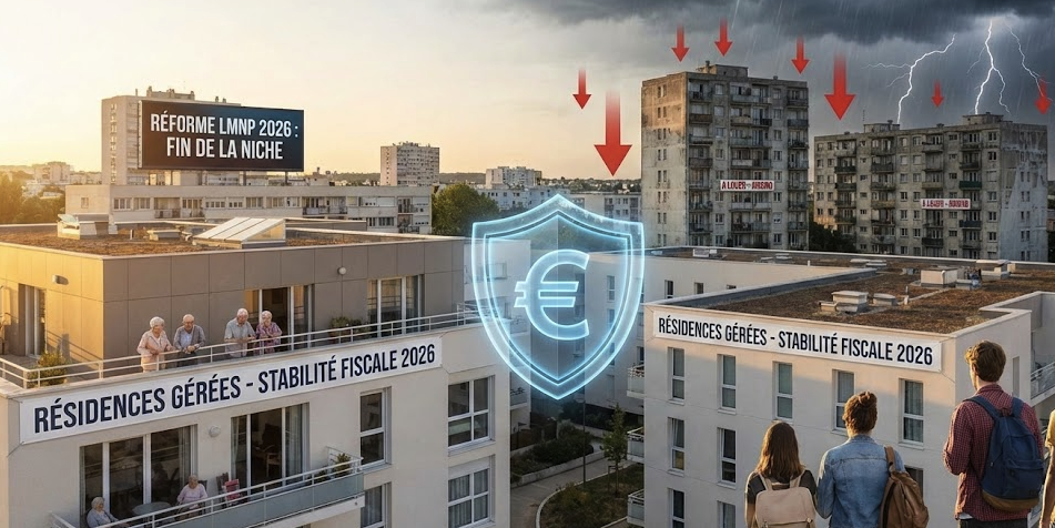 image Séisme Fiscal du LMNP en 2026 : Pourquoi les Résidences Gérées (EHPAD, Sénior, Étudiant) deviennent le dernier refuge de l'investisseur.