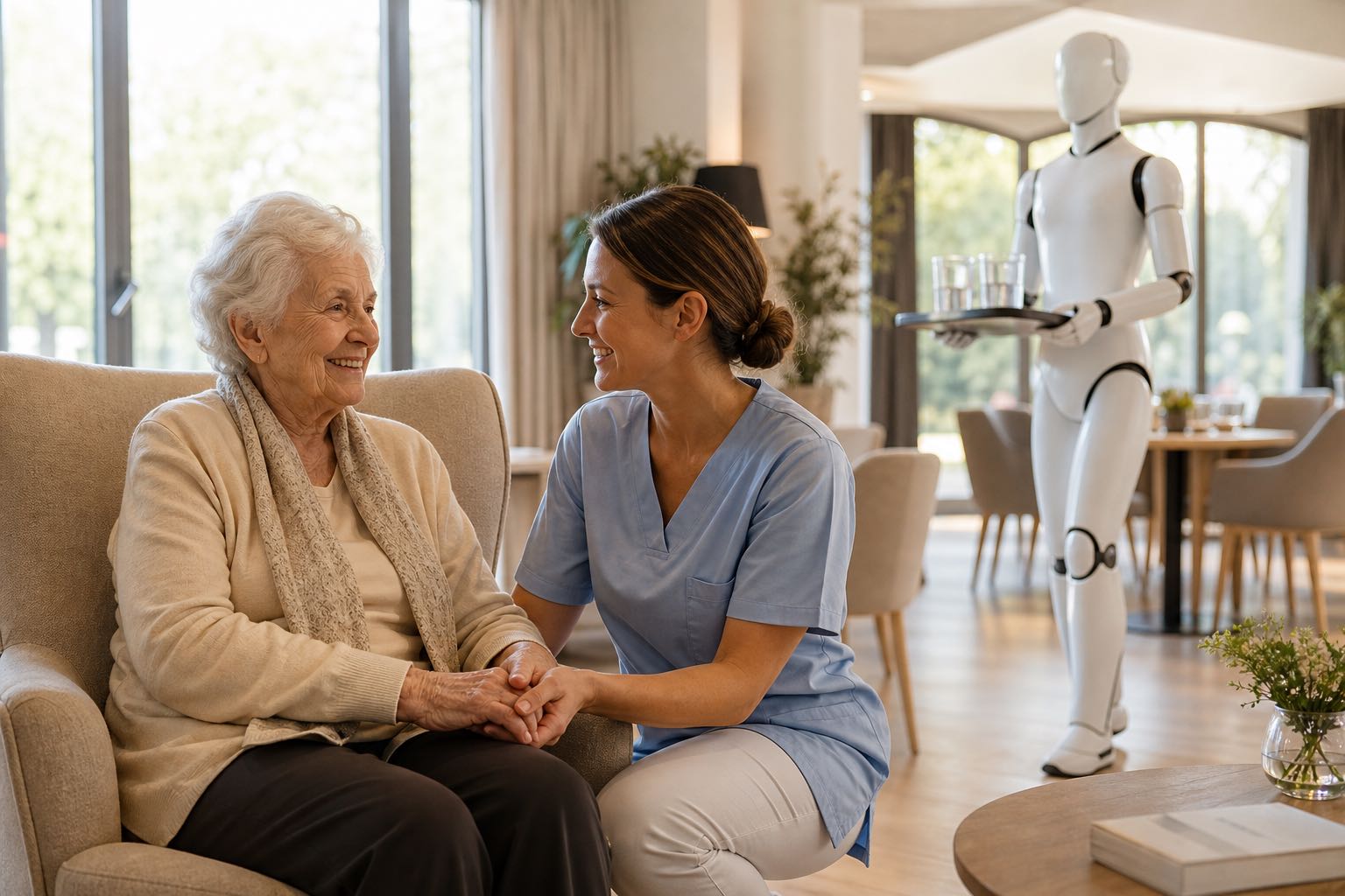 image Robots humanoïdes : aura-t-on encore besoin des EHPAD ?